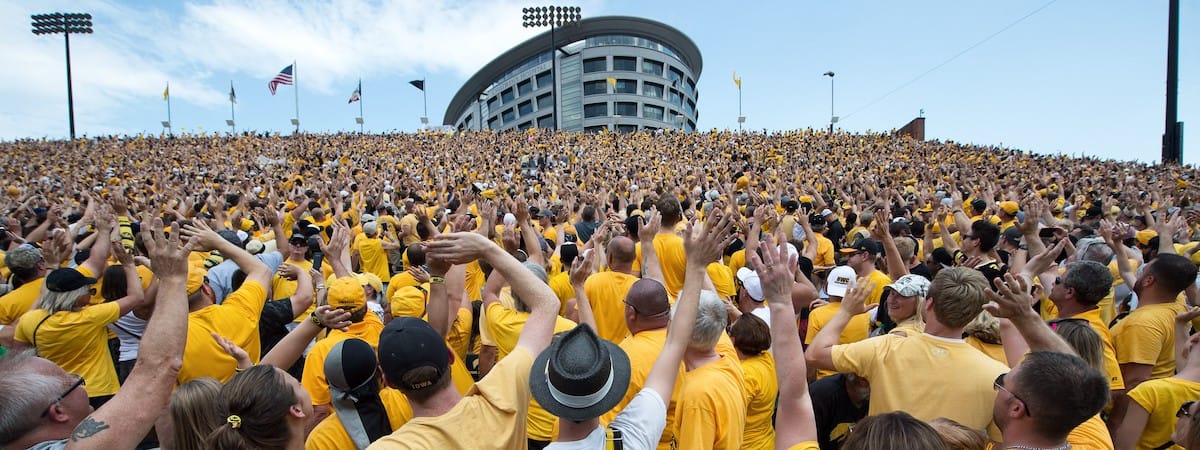 The Wave at Kinnick Stadium